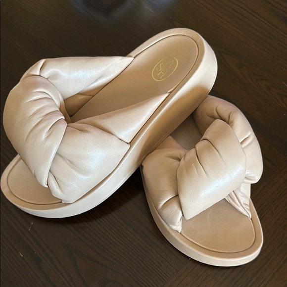 ASH Shilo Slides Tan - Picture 1 of 6